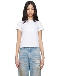 MM6 by Maison Martin Margiela - Heavy Cotton Jersey T-Shirt - Lyst