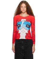 Pushbutton - Ssense Exclusive goggles Girl Long Sleeve T-shirt - Lyst