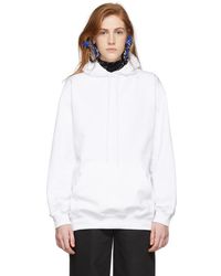 Balenciaga Logo Hoodie - White