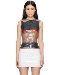 16Arlington - Taupe Nage Tank Top - Lyst