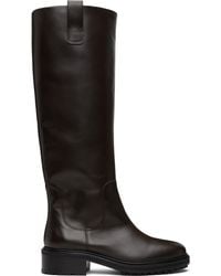 Aeyde - Henry Leather Knee-High Boots - Lyst