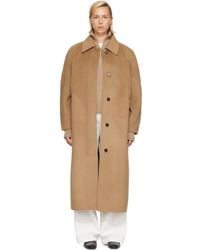 Rohe - Tan Double-Faced Wool Padded Coat - Lyst