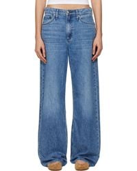 Rag & Bone - 'The Logan' Mid-Rise Wide Leg Jeans - Lyst