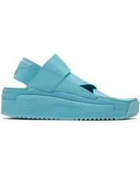 Y-3 - Blue Rivalry Sandals - Lyst