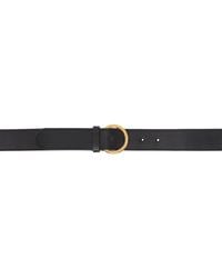 The Row - Black Half Moon Belt - Lyst