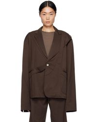 ænrmòus - ブラウン Atri Eyck テーラードジャケット - Lyst