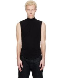 Julius - Seamed High Neck T-Shirt - Lyst