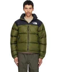 The North Face - Khaki 1996 Retro Nuptse Down Jacket - Lyst
