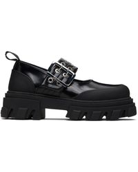 Ganni - Cleated Ballerina Box Loafers - Lyst