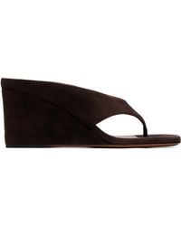 Alaïa - Cube Thong Heeled Sandals - Lyst