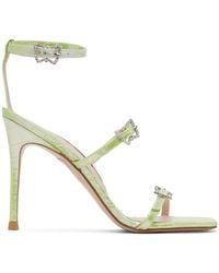 Sophia Webster - Green Venus Heeled Sandal - Lyst