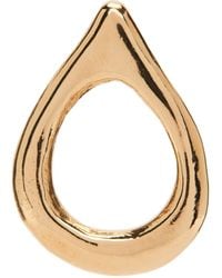 Serapis - Gold Single Drop Earring - Lyst