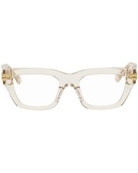 Bottega Veneta - Transparent Square Glasses - Lyst