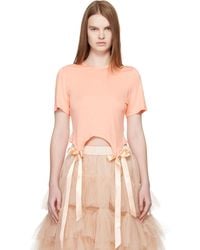Simone Rocha - Bow Tail Easy T-Shirt - Lyst