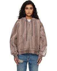 Amiri - Bones Studded Zip Hoodie - Lyst