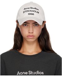 Acne Studios - Off- '1996' Logo Baseball Cap - Lyst
