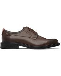 HUGO - Grained Leather Derbys - Lyst
