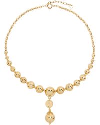 A.P.C. - . Gold Justine Necklace - Lyst