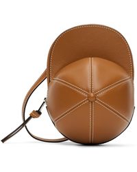 JW Anderson - Moyen sac à bandoulière sculptural brun clair - Lyst