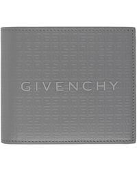 Givenchy - Gray 4g Micro Leather Wallet - Lyst