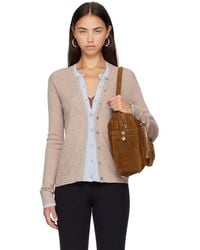 Acne Studios - Layered Silk-Wool Cardigan - Lyst