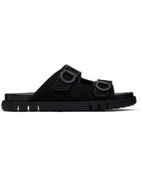 Ferragamo - Double-Strap Sandals - Lyst