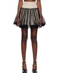 Renaissance Renaissance - Qajar Tulle Miniskirt - Lyst