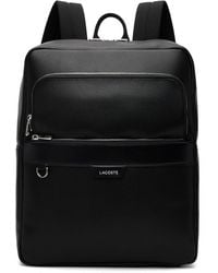 Lacoste - Sac À Dos Ossian En Cuir - Lyst