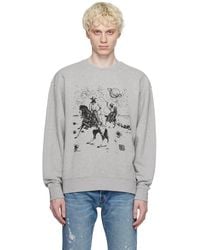 Levi's - Gray Printed Sweatshirt - Lyst