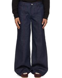 DEADWOOD - Progress Wide-Leg Denim Jeans - Lyst