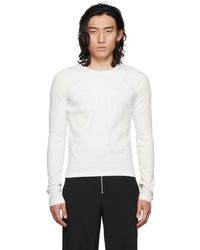 Dion Lee - Off- Paneled Long Sleeve T-shirt - Lyst