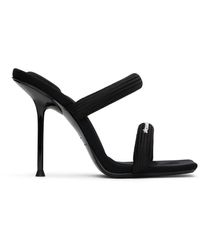 Alexander Wang - Julie 105Mm Nylon Tubular Heeled Sandals - Lyst