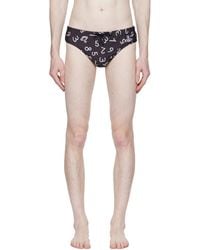Vivienne Westwood - Black Low Cut Swim Briefs - Lyst