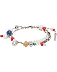 Dries Van Noten - Double Chain Charm Bracelet - Lyst