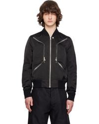Rick Owens - Temple Heizer Flight Bomber Jacket - Lyst