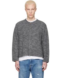 Lady White Co. - Zip Crewneck Sweater - Lyst