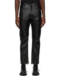 Martin Asbjorn Ssense Exclusive Willy Trousers - Black