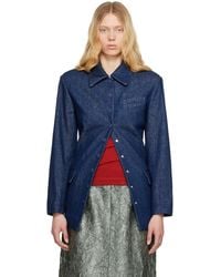 Dries Van Noten - Press-Stud Denim Jacket - Lyst