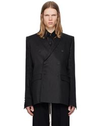 Rick Owens - ブラック Hollywood Jmf テーラードジャケット - Lyst