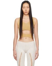 Isa Boulder - Tan Razor Tank Top - Lyst