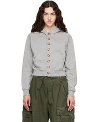 Abra - Cardigan Hoodie - Lyst