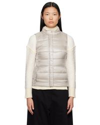 Herno - Taupe Giulia Down Vest - Lyst