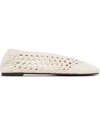Stella McCartney - Off- Ryder Day Cotton Crochet Loafers - Lyst