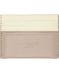 Givenchy - Taupe Padded Card Holder - Lyst