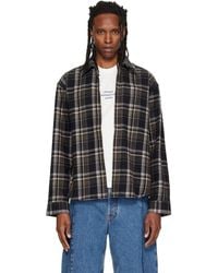 Vetements - Biker Cross Logo Zip Up Shirt - Lyst