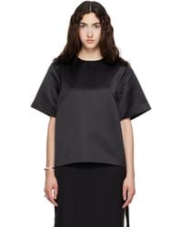 TOTEME - Duchess Satin T-Shirt - Lyst