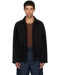 Lemaire - Boxy Denim Jacket - Lyst