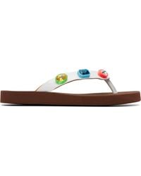 Marni - Crystal Flip-Flops - Lyst