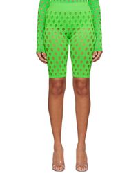 Maisie Wilen - Perforated Shorts - Lyst