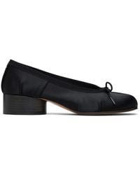 Maison Margiela - Tabi Satin Ballerina Heels - Lyst